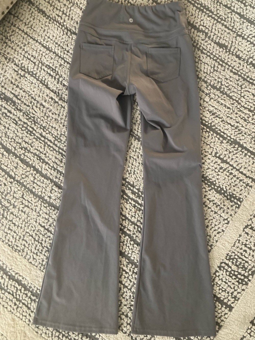 HALARA Medium Gray High-Waist Flare Leggings M